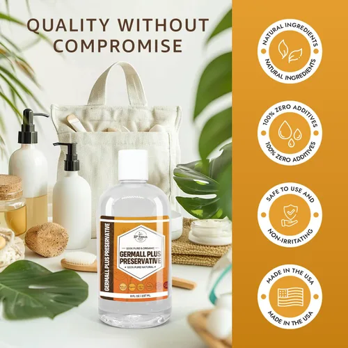 Miniatura 6 de GERMALL PLUS Líquido conservador (32 onzas) sin parabenos; sin formaldehído; soluble en agua y aceite Adecuado para hacer jabón, lociones