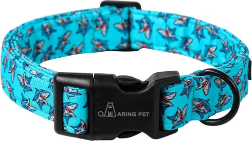 Miniatura 41 de Aring Pet Collar de algodón, ligero y ajustable, con hebilla de liberación rápida, para perros pequeños, medianos y grandes, otoño, hoja de arce