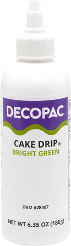 Miniatura 15 de DecoPac Goteo de pastel, color negro, sabor a vainilla, chocolate mate, 6.35 onzas