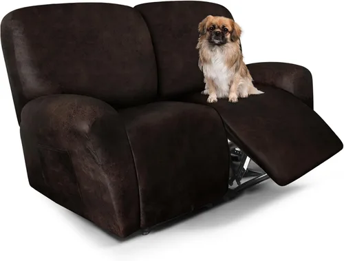 Miniatura 75 de ANARACHON Fundas para Sillas Reclinables Tipo Cuero, 4 Piezas Funda para Sillón Reclinable Lazy Boy, Protector de Muebles - Funda Suave Lavable