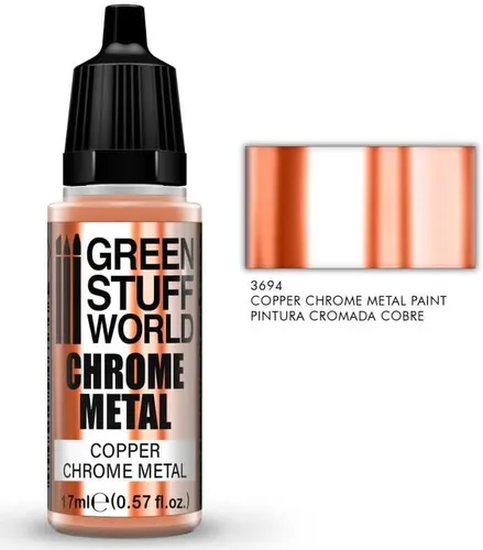 Miniatura 2 de Green Stuff World para Modelos y Miniaturas Pintura Cromo - Cobre 3694