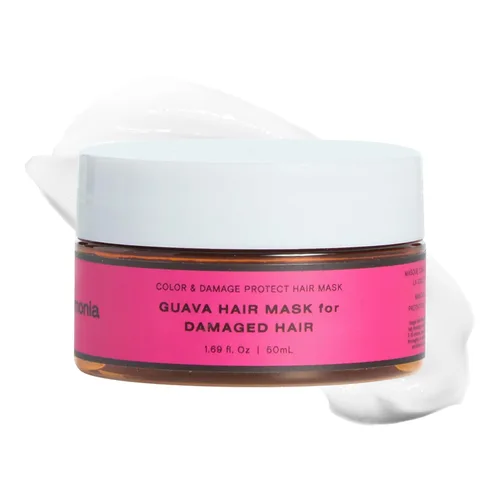 Ceremonia Mascarilla para el cabello Guava Color & Damage Protect | Tratamiento de reposición de humedad para cabello dañado y puntas abiertas |
