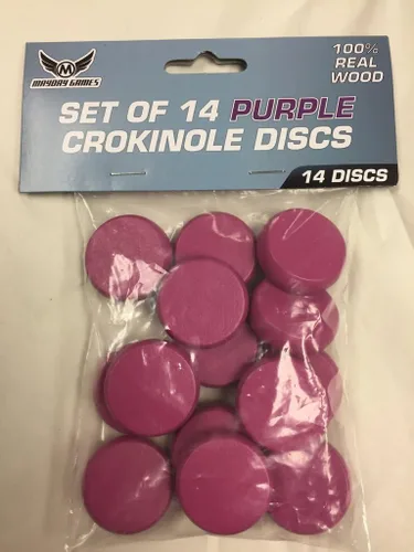 Miniatura 2 de Mayday Juegos Crokinole Discos (14 piezas), color azul Negro