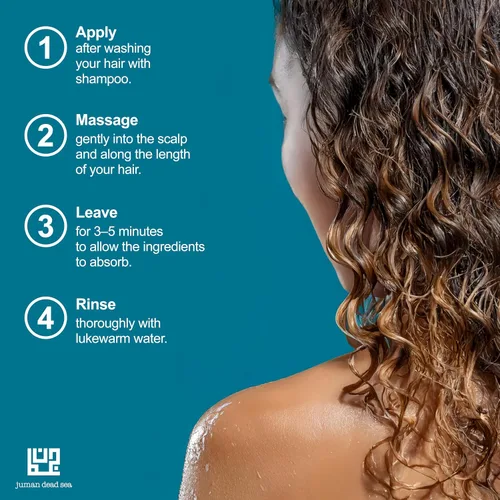 Miniatura 7 de Juman Acondicionador sin enjuague para cabello rizado, enriquecido con extractos de plantas esenciales y aceite de argán, acondicionador hidratante