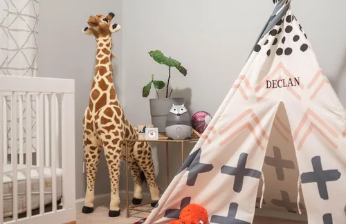 Miniatura 8 de Crane Humidificador ultrasónico de animales de niebla fría para dormitorio y guardería de niños, ajustable de 0.5 galones, apagado automático, zorro