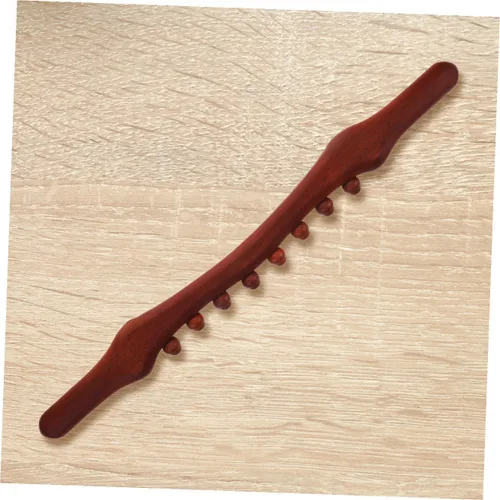 Miniatura 5 de Wood Massaging Stick Body Massager Portable Acupoint Scraping Tool for Back Waist Relief Lightweight for Travel Office Use