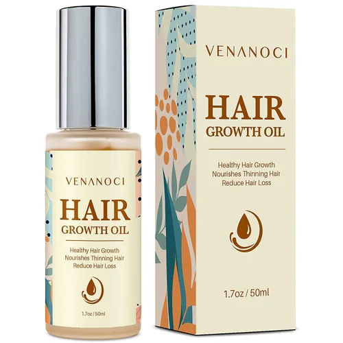 Aceite para el crecimiento del cabello con romero y biotina: suero natural para el crecimiento del cabello para mujeres y hombres - Tratamiento anti