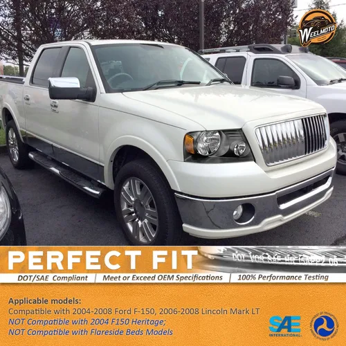 Miniatura 2 de WEELMOTO Conjunto de faros delanteros para Ford F150 Pickup 04-08/Mark LT 06-08, repuesto de conjunto de faros delanteros para F150 2004-2008