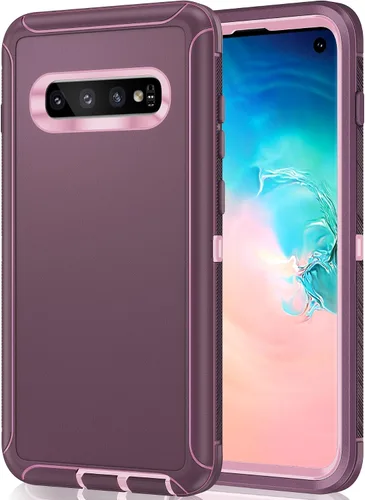 Miniatura 14 de LeYi Funda compatible con Galaxy S8 Plus: funda de protección 3 en 1 de cuerpo completo a prueba de golpes, de goma, resistente, resistente, a
