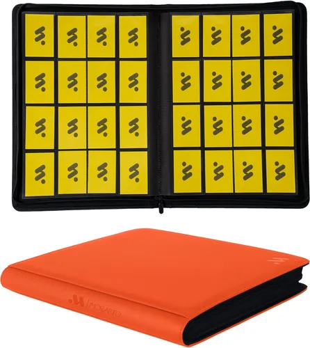 Miniatura 11 de Premium Carpeta de cartas con más de 1000 bolsillos, carpeta de álbum de 16 bolsillos para cartas coleccionables sin anillas, carpeta de bolsillo
