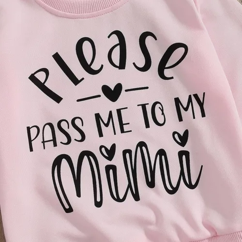 Miniatura 78 de Mandizy Conjunto de ropa de otoño para bebé niña pequeña, sudadera de manga larga con estampado de letras bendecidas, pantalones de camuflaje
