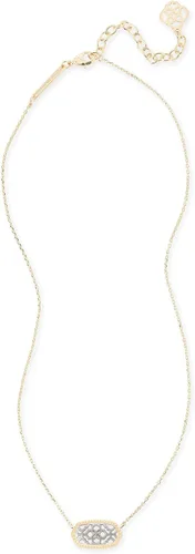 Miniatura 3 de Collar con dije Kendra Scott Elisa para mujer, joyería de moda, chapado en oro de 14quilates