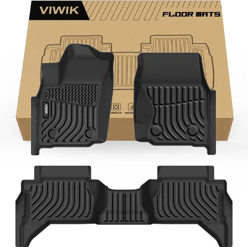 Miniatura 19 de VIWIK Alfombrillas de Piso para Kia Sorento de 7 asientos 2016-2020 S/L/LX/EX/SX/SX Limited, Alfombrillas de Coche Automotrices 3D Antideslizantes
