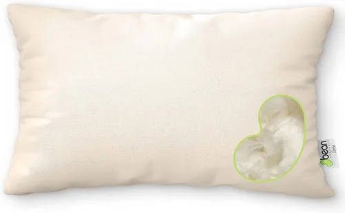 Miniatura 9 de Bean Products Almohada estándar con funda de almohada, almohada de cuello suave relleno de kapok orgánico con funda de algodón orgánico, funda