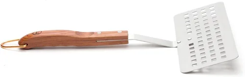 Miniatura 4 de Outset Rosewood Collection - Espátula de pescado ranurada, acero inoxidable, 1.5 x 10 x 15 pulgadas
