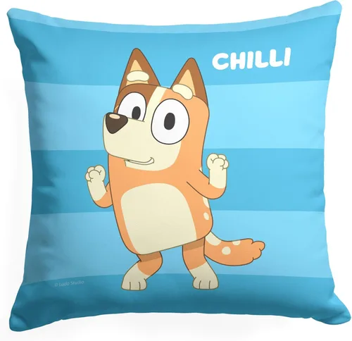 Miniatura 7 de NORTHWEST Bluey Pillow, 18 x 18 pulgadas, rollo de llamada Bluey Roll Call Bluey
