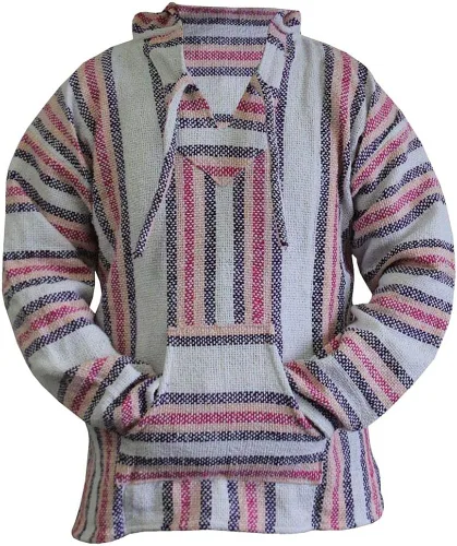 Miniatura 2 de Suéter sin capucha mexicana Baja sin botones unisex, Azul
