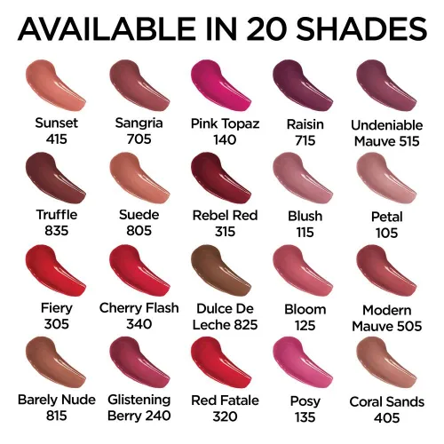 Miniatura 7 de L'Oreal Paris Maquillaje Infallible Brillo labial hidratante de 8 horas, Fiery, 0.21 onzas líquidas
