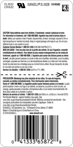 Miniatura 2 de Duracell 1632 - Batería de moneda de litio de 3 V, 1 unidad (paquete de 1), batería CR1632 de 3 V para dispositivos de fitness, relojes y más
