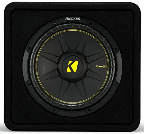 Miniatura 6 de Harmony Audio Kicker VCWC12 Caja de Subwoofer Ventilada CompC Cargada de 12" para Audio de Automóvil 44VCWC122 Paquete con Amplificador Harmony