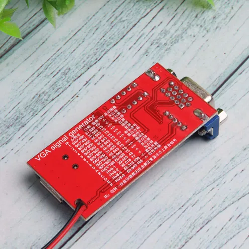 Miniatura 6 de Comimark 2 unids VGA generador de señal LCD pantalla probador 7V-12V entrada de energía