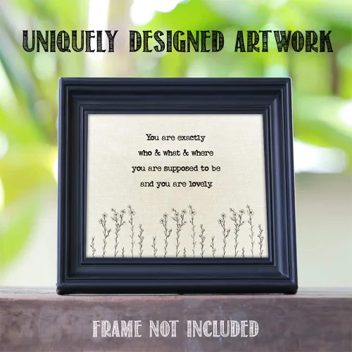 Miniatura 6 de TJ Originals - Arte de versículos bíblicos de Pedro 3:4 - Impresión artística de pared con texto en inglés "You Are Lovely You Are Special