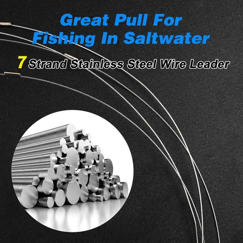 Miniatura 3 de Plataformas de pesaje de plomo de pesca de huevos, 4/8 piezas, plataforma de platija de agua salada, líder de alambre de pesca de acero inoxidable