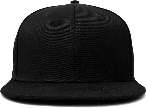 Miniatura 3 de DALIX Gorra de béisbol estructurada con factura plana tamaño ajustable de poliéster M L XL