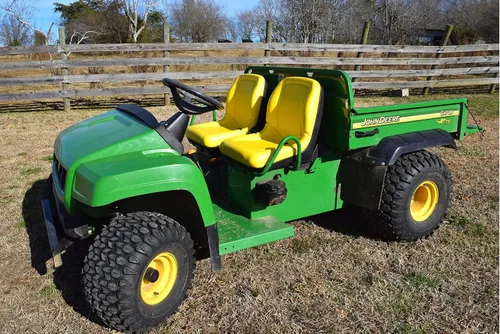 Miniatura 8 de (2) TRAC SEATS - Asientos abatibles amarillos para John Deere Gator CX (por debajo del número de serie 039,999) para PN: VGA10177