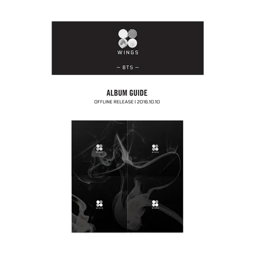 BANGTAN BOYS 2nd KPOP BTS WINGS Vol. 2 Álbum [Versión W] CD + póster oficial plegado + libro de fotos + tarjeta de fotos + regalo adicional