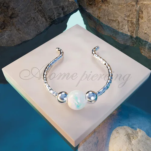 Miniatura 32 de Fake Opal Septum Rings