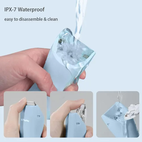 Miniatura 9 de Cortapelos para bebés, recortadora de pelo profesional silenciosa para niños y niños pequeños, máquina de corte de pelo inalámbrica impermeable