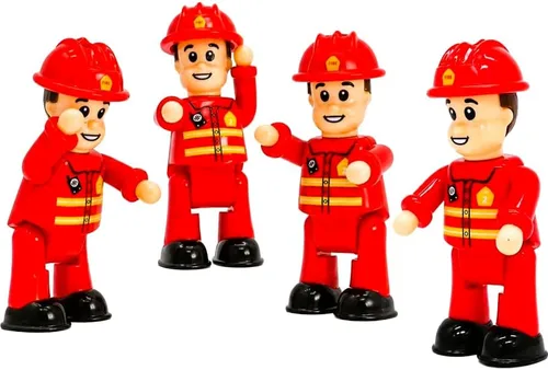 Miniatura 10 de FUNERICA Figuras de juguete para trabajadores de la construcción, figuras de personas en miniatura, paquete de 4