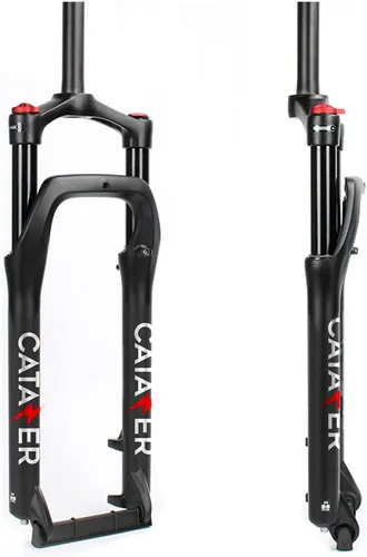 Air Fat Bike Tenedor 26x4.0 Snow Fat Bike Front Fork Travel 4.724 in Aleación de aluminio Fat Fork Bike para neumático de 4.0"