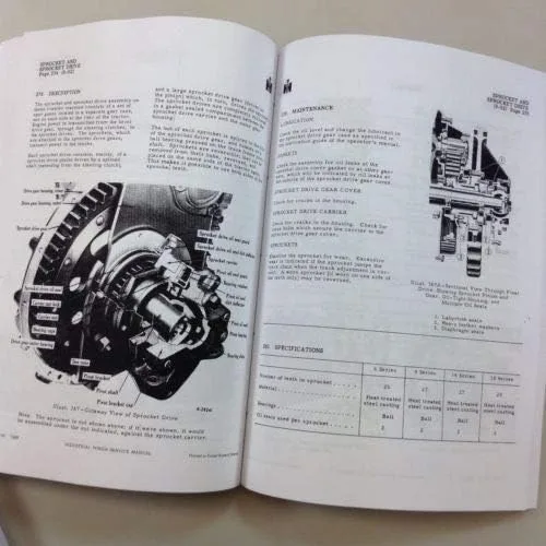 Miniatura 7 de Manual de taller internacional de reparación de tractor sobre orugas T9 Td9 Td9 completo Ihc