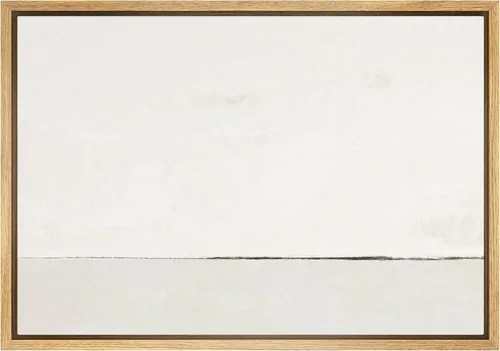 Miniatura 18 de SIGNWIN Lienzo enmarcado para pared, nubes blancas sobre el mar azul marino, pintura al óleo del océano costero, primer plano abstracto, moderno