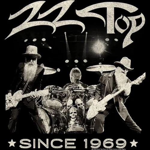 Miniatura 2 de ZZ Top Since 1969 - Camiseta negra para adultos