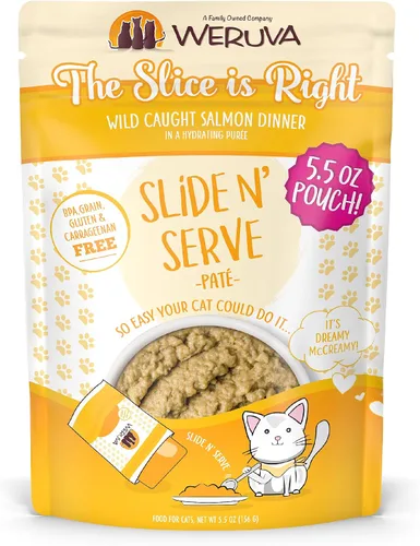 Miniatura 26 de Weruva Slide N' Serve Paté, alimento húmedo para gatos, Let's Make a Meal, cena de cordero y caballa, bolsa de 2.8 oz (80 g) (paquete de 12)