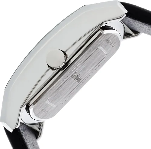 Miniatura 3 de Armitron Reloj de correa de cuero con detalles de cristal genuino para hombre