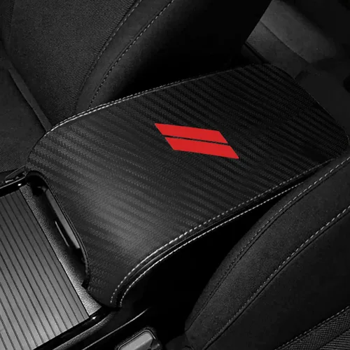 Funda para reposabrazos de consola central adecuada para Dodge Charger 2011-2023, para Chrysler 300 2011-2022 de cuero antiarañazos, protector de
