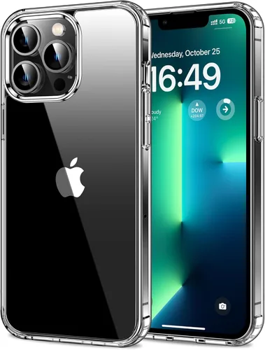 Miniatura 31 de HOOMIL Funda para iPhone 7 Plus/iPhone 8 Plus de 5.5 pulgadas, no amarillea, protección contra caídas, cubierta trasera dura transparente