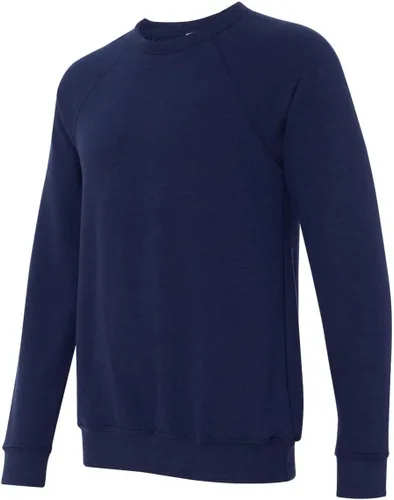 Miniatura 66 de Bella Canvas Sudadera de forro polar de esponja con cuello redondo (3901), Gris oscuro (Dark Grey Marble Fleck), M