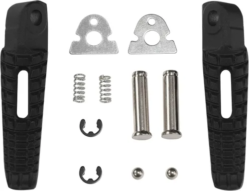 Miniatura 13 de TCT-MOTORPARTS Estriberas para reposapiés trasero delantero negro para Suzuki GSXR1000 2005-2025 GSXR600 750 2006-2025