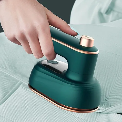 Miniatura 6 de Vaporizador para ropa, plegable de mano, removedor de arrugas para ropa, plancha de vapor giratoria de 180°, mini plancha de vapor portátil