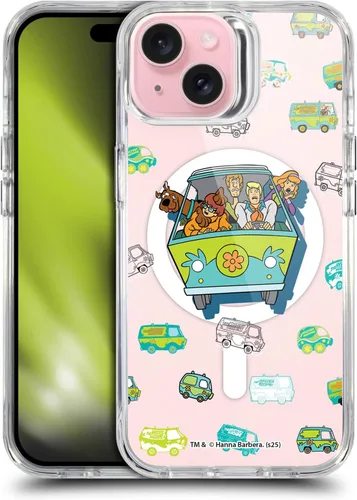 Miniatura 182 de Head Case Designs Funda con licencia oficial de Scooby-Doo Capture Character Art a prueba de golpes [protección de grado militar] compatible