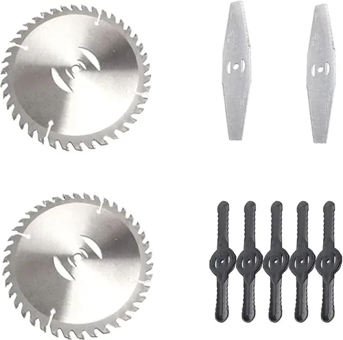 Cuchillas de repuesto, accesorios eléctricos de batería para malezas, cabezal de recortadora de cepillo, 3 tipos de cuchillas ajustables, accesorios