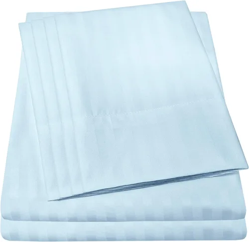 Miniatura 39 de Sábanas de cama tamaño California King – 6 piezas 1500 Supreme Collection Juego de sábanas de microfibra cepillada fina con bolsillos profundos Aqua