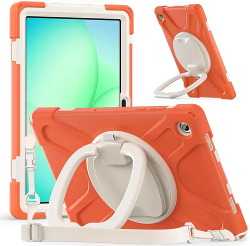 Miniatura 62 de 360 Rotation Case for Galaxy Tab ActivePro/Tab Active4 Pro/Active 5 Pro 10.1" Sturdy Cover Rotate Ring Stand Shoulder Carrying Strap Hand Strap