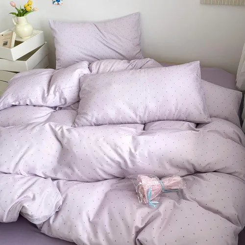 Miniatura 14 de AOJIM Blue & Brown Striped Duvet Cover Set Twin Size 100% Washed Cotton Stripe Bedding Set 3-Piece, Soft Zipper Comforter Cover and 2 Pillowcases