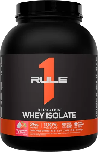 Miniatura 67 de Rule 1 R1 Proteína de suero aislada - con 25g de proteína y 6g de BCAA exclusivamente de fuentes aisladas e hidrolizadas para la recuperación